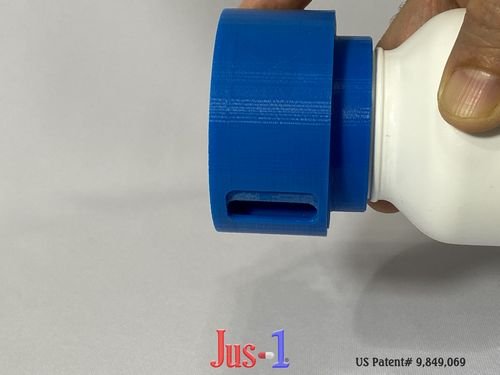 Jus-1;Single Pill Dispenser;Dispense One;medicine dispenser; drug dispenser; pill dispenser;arthritis hands; diabetes; diabetic fingers; diabetic finger tips;