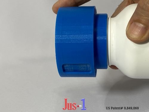 Jus-1;Single Pill Dispenser;Dispense One;medicine dispenser; drug dispenser; pill dispenser;arthritis hands; diabetes; diabetic fingers; diabetic finger tips;