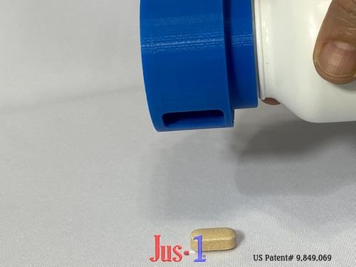 Jus-1;Single Pill Dispenser;Dispense One;medicine dispenser; drug dispenser; pill dispenser;arthritis hands; diabetes; diabetic fingers; diabetic finger tips;